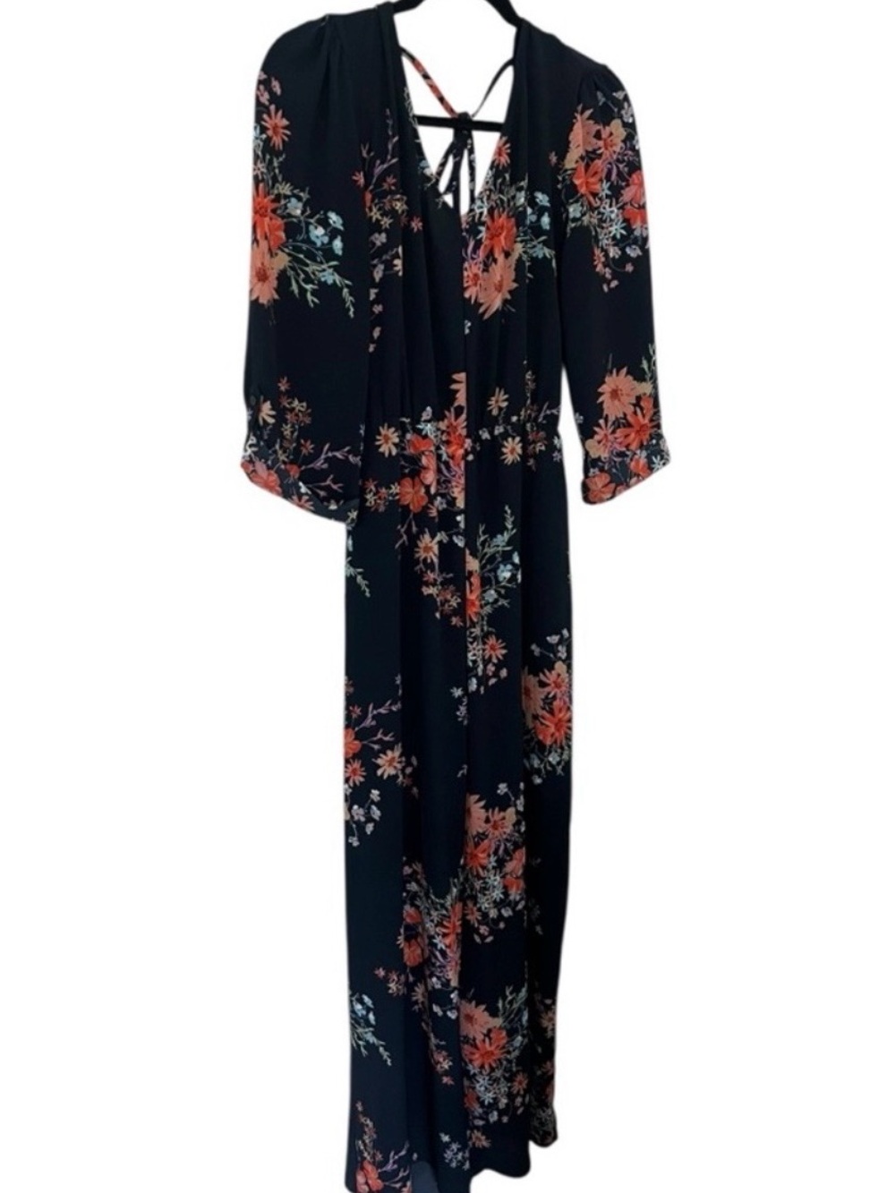 Wrapper Jumpsuit Floral Women’s Size M